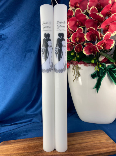 Lumanare nunta Cod  03 -  4,5/35 cm  