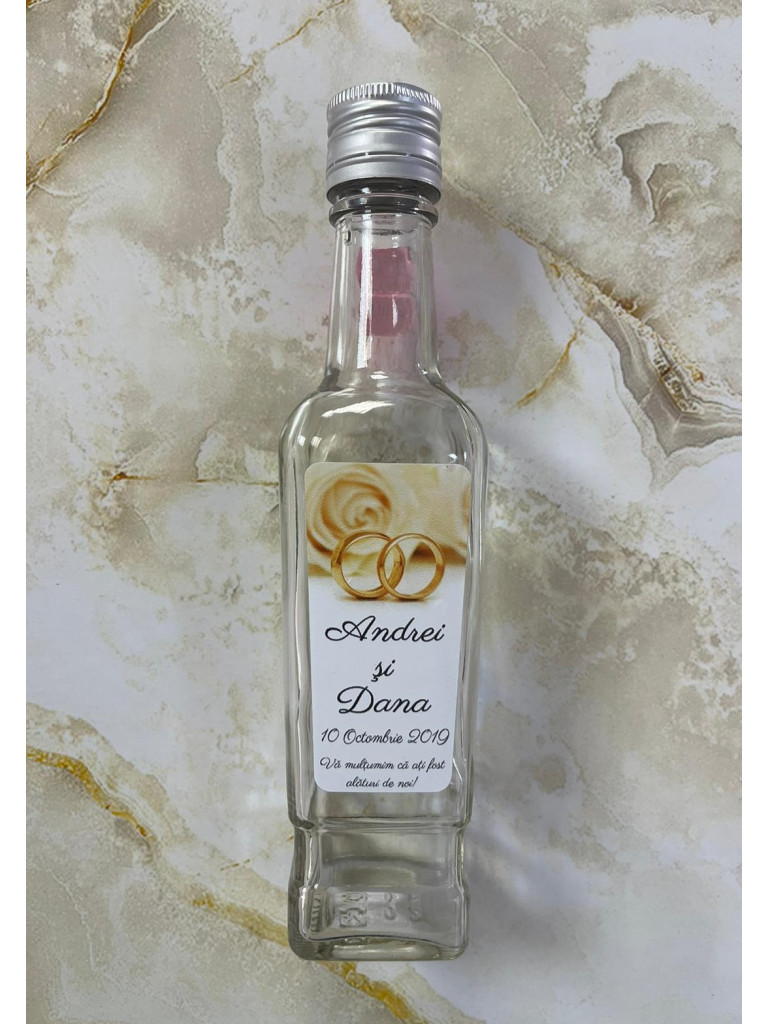 Sticla marturie Nunta Bella Union  250 ML